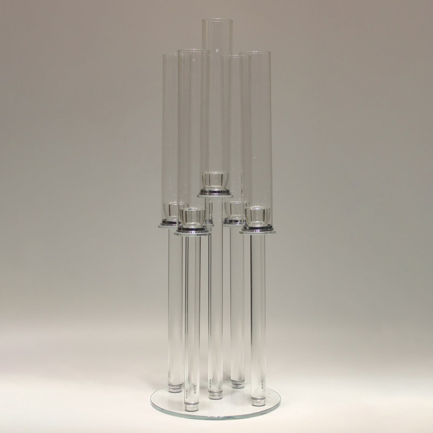 Five Arm Crystal Candle holder