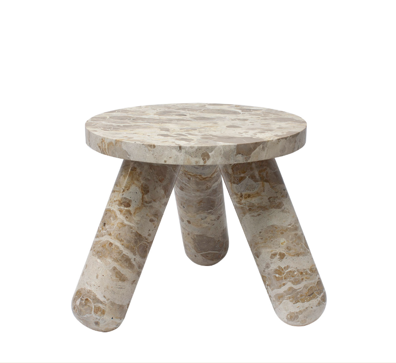 Stone side table