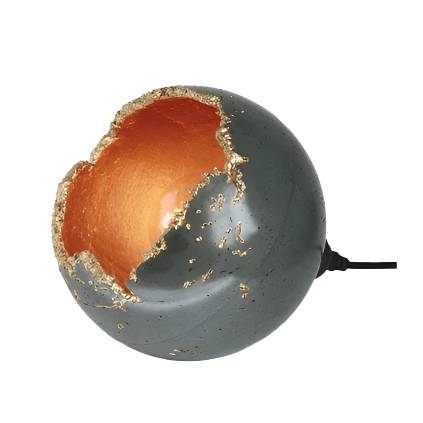 Concrete Orb Light