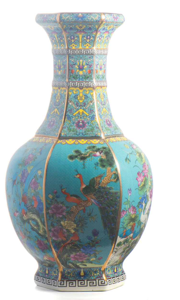Decorative Vase Tuquoise