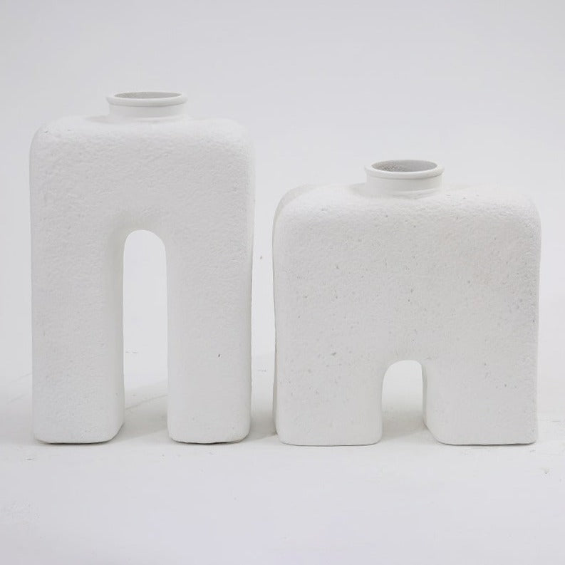 White Decorative Vase Set