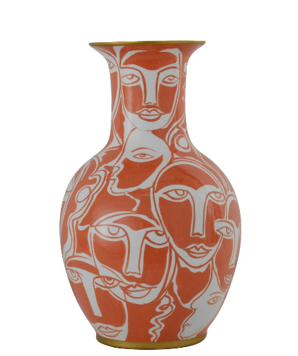 Decorative Face Vase